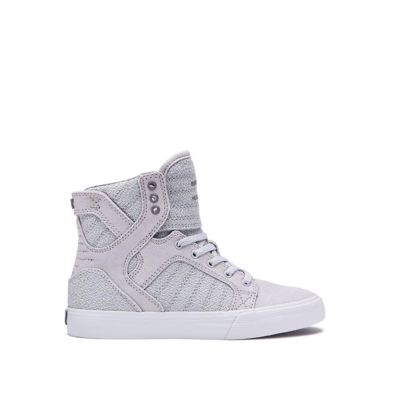 Supra SKYTOP Sneaker High Kinder HellGrau Kaufen VOKNS8712